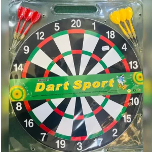 Dart Board with Full Set, 2 Sides